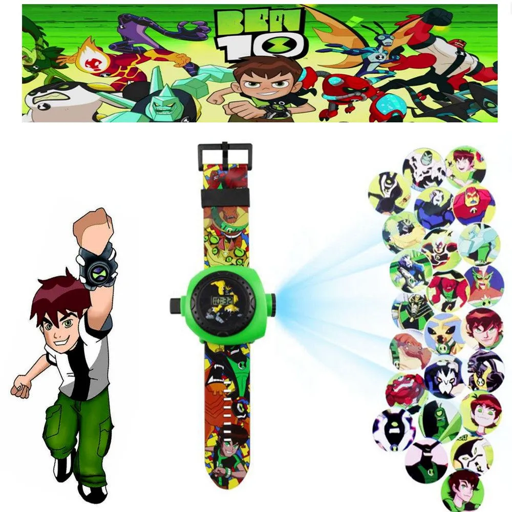 1 шт. светодиодный светильник цифровые часы Omnitrix Alien Force для мальчиков Возраст от 10