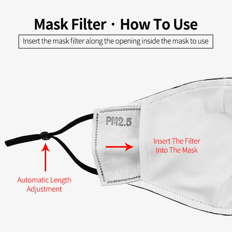 

Big-mouth Printed Facial Mask Reusable Washable Protective Mask For Men Women Mouth Cover PM2.5 Filters For Masks Fast Shipping