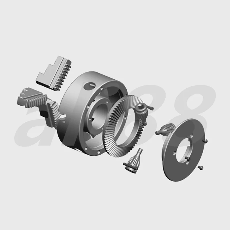 Самоцентрирующийся патрон K12/K11 80/100/125/160/200/250 3 зажима 4 закаленная сталь для