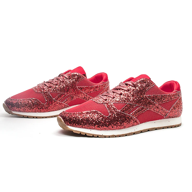 Красовки 2020 женские кроссовки Модные туфли на платформе со стразами