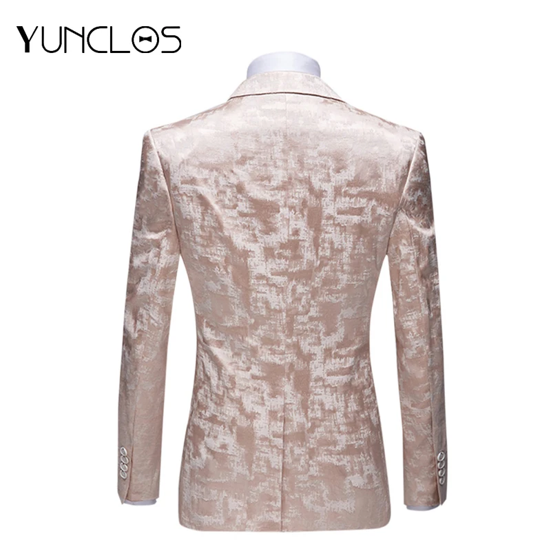 Новый мужской блейзер для свадьбы и куртки вечеринок костюм с двумя пуговицами