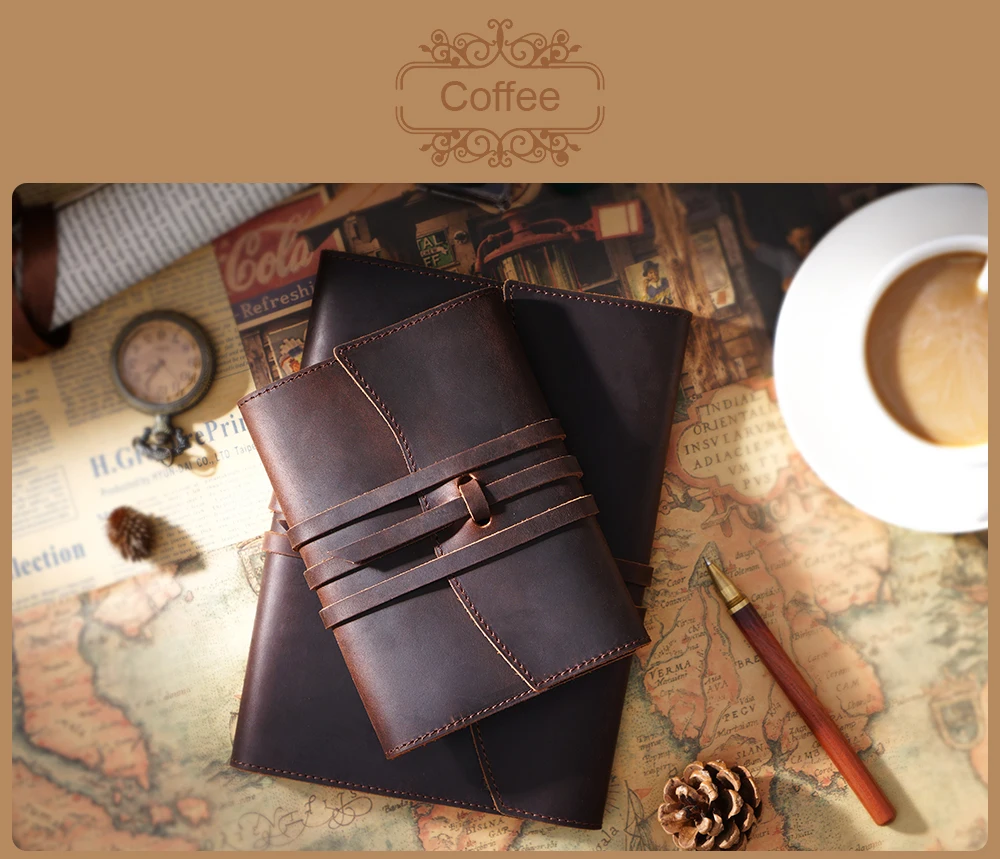 Натуральная кожа блокнот планировщик обложка книги А5 А6 для MD дневник Bullet Journal Рисование Sketchbook