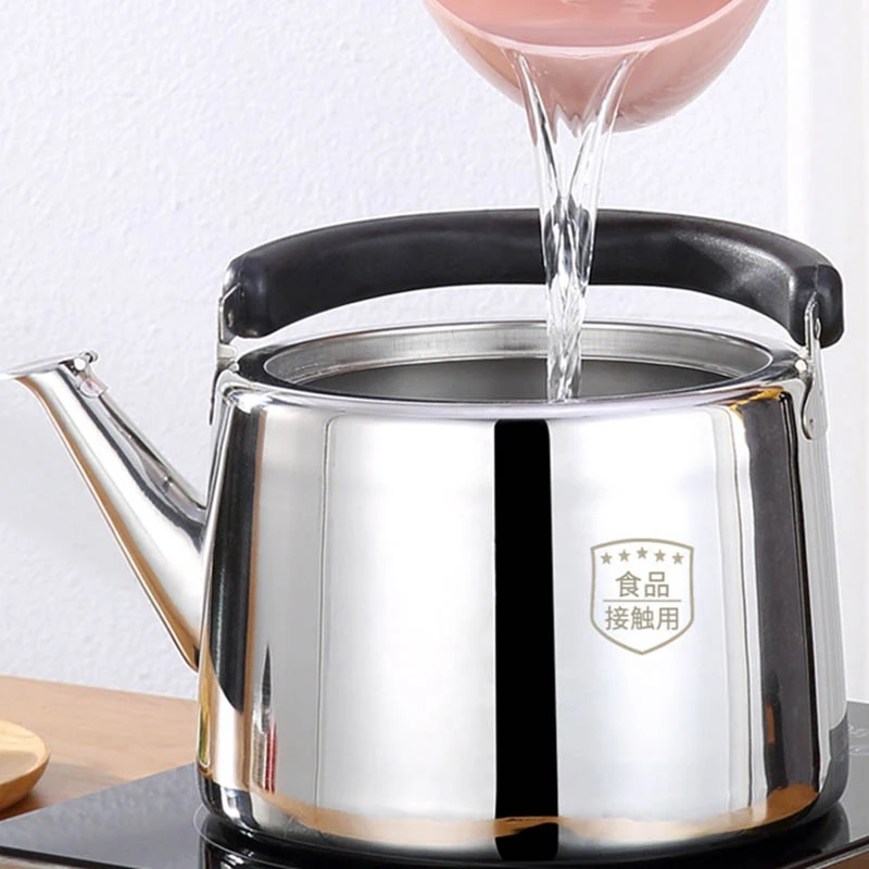 

Stainless Steel Thickened Kettle Gas Induction Cooker Universal Kettle Large Capacity