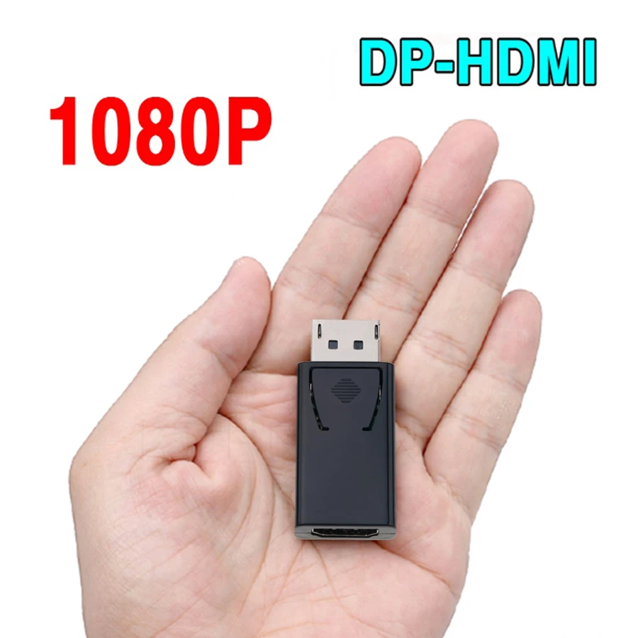 Kebidu 1080P порт дисплея DP штекер HDMI совместимый с женским кабелем адаптер Порт