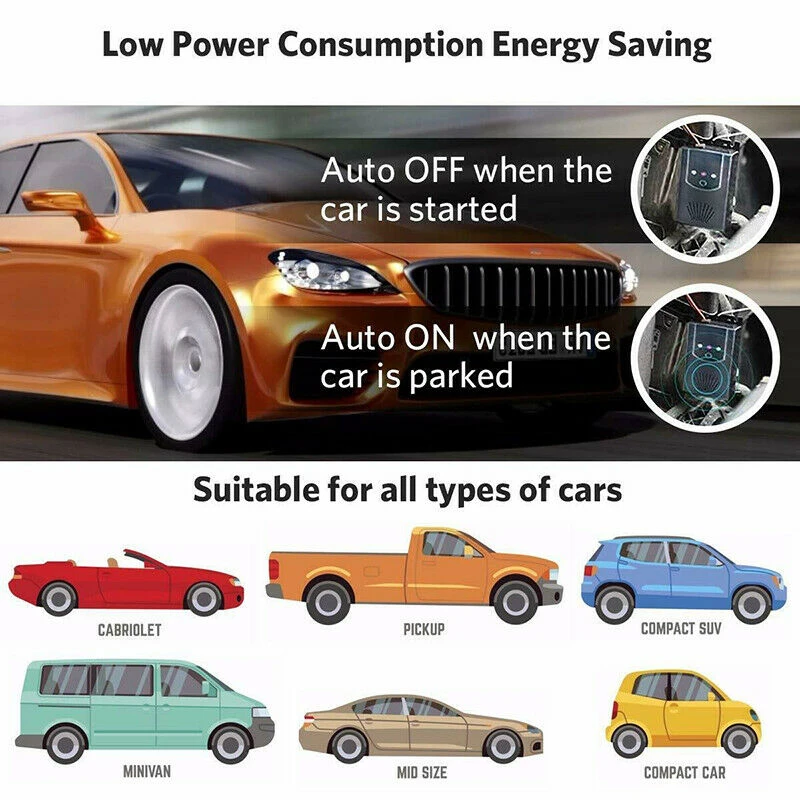 Отпугиватель крыс ультразвуковой отпугиватель для мышей автомобильный 12