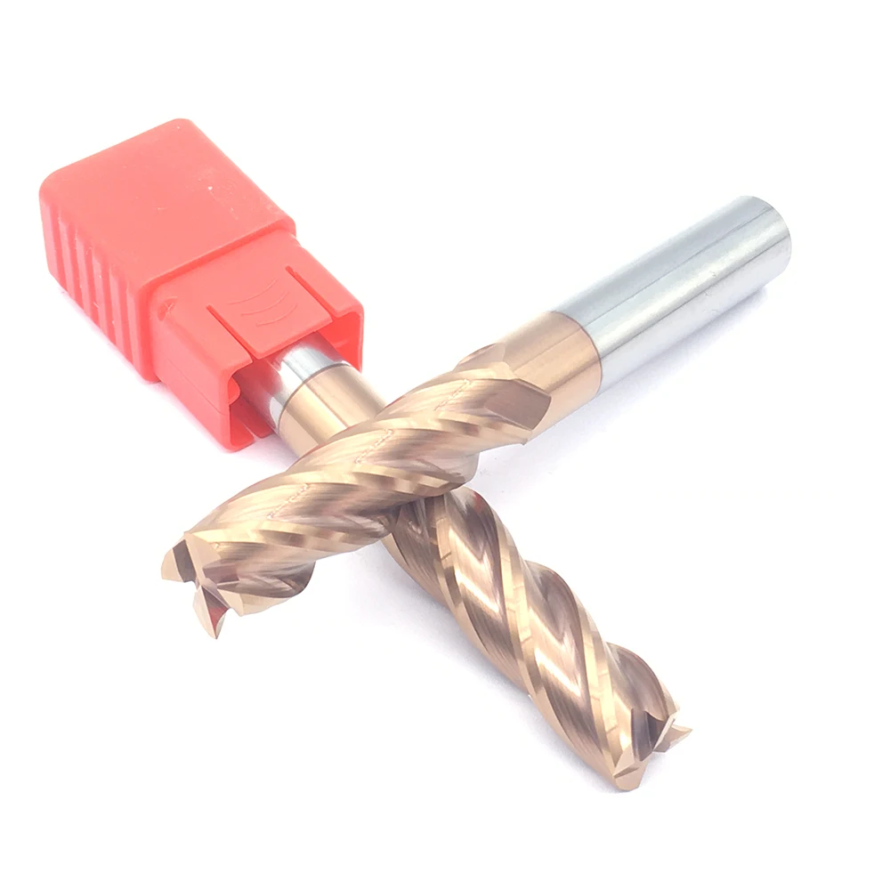 End Mill 1PCS HRC60 4F 12.0XD12X100L Flat Bottom Four Blade CNC Lathe Tungsten Steel solide Carbide Endmills | Инструменты