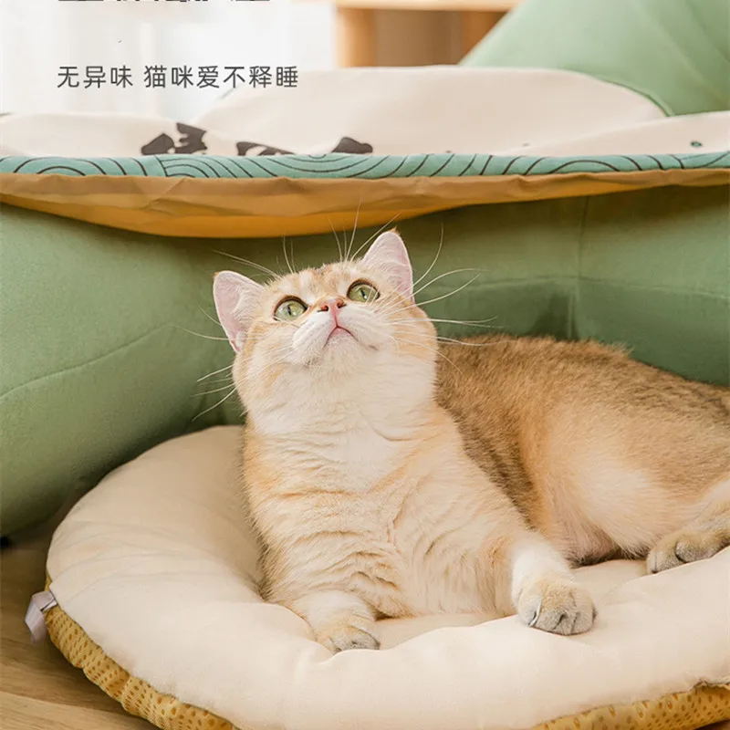 구매 고양이 터널 고양이 둥지 매트 사계절 유니버설 일본 고양이 통로 접이식 고양이 장난감 터널 그라운드 롤링 드래곤 애완 동물 용품