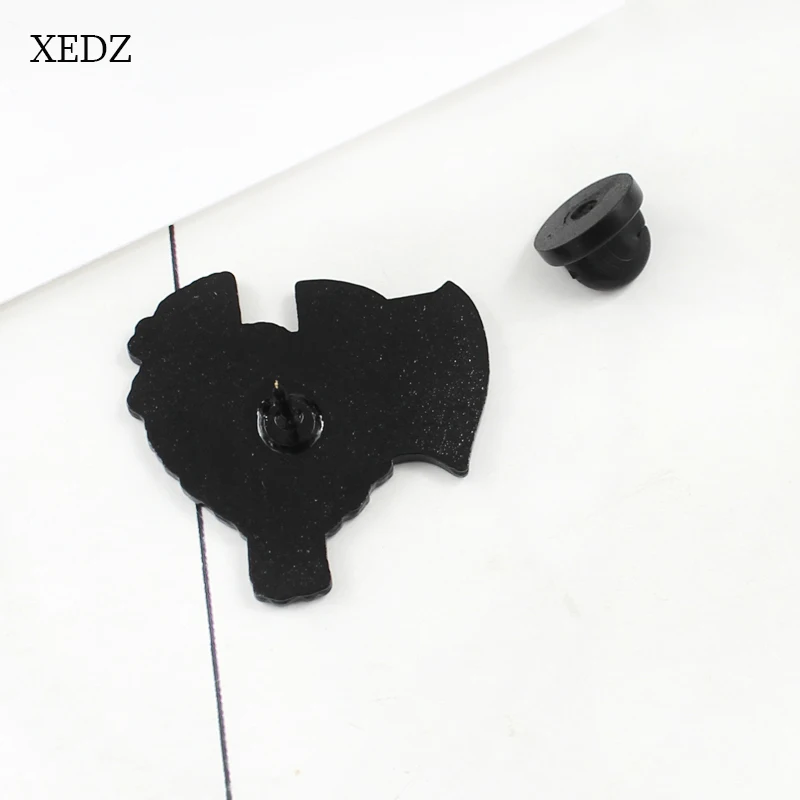 XEDZ Новая двухсторонняя женская брошь в форме лица синий красивый венок богиня