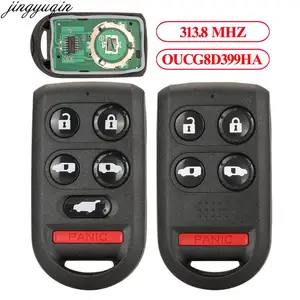 jingyuqin remote car key alarm 313 8mhz for honda odyssey ex exl 2005 2010 fccidoucg8d399ha part number 72147shja21 56 buttons free global shipping