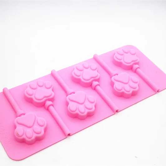 

QIQIPP Clearance special 6 cat claw lollipop mold cheese stick mold cartoon lollipop cake decoration mold