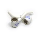 4 шт. модные трубки кальян прочный мини белая деликатная курительная трубка мундштук подарки мундштук сигарета