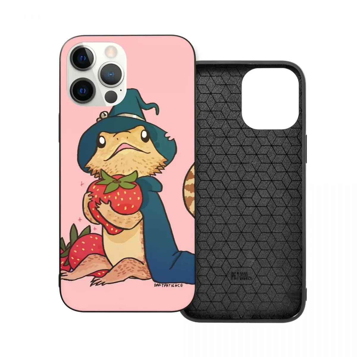 

Bearded Dragon Grunt PC Glass TPU Phone Case for iPhone 13 12 11 Xs Xr X Pro Max Mini 7 8 Se2 Plus 6 6S