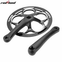 bicycle crankset chainwheel single chainring 52t pcd 130mm for bike accessories 170mm aluminum alloy crank