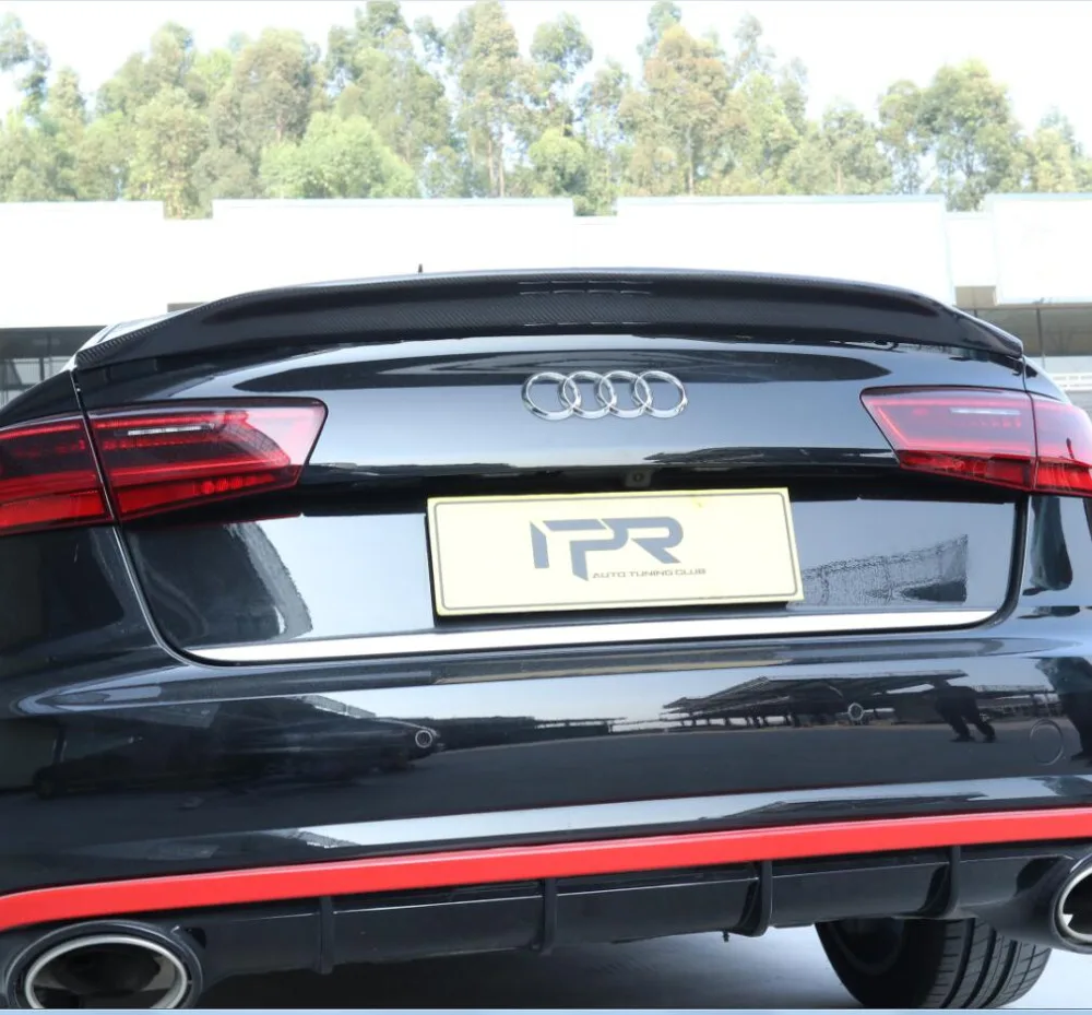 Автомобильное заднее крыло из углеродного волокна для AUDI A6 A6L S6 C7 2012 2013 2014 2015 2016 |
