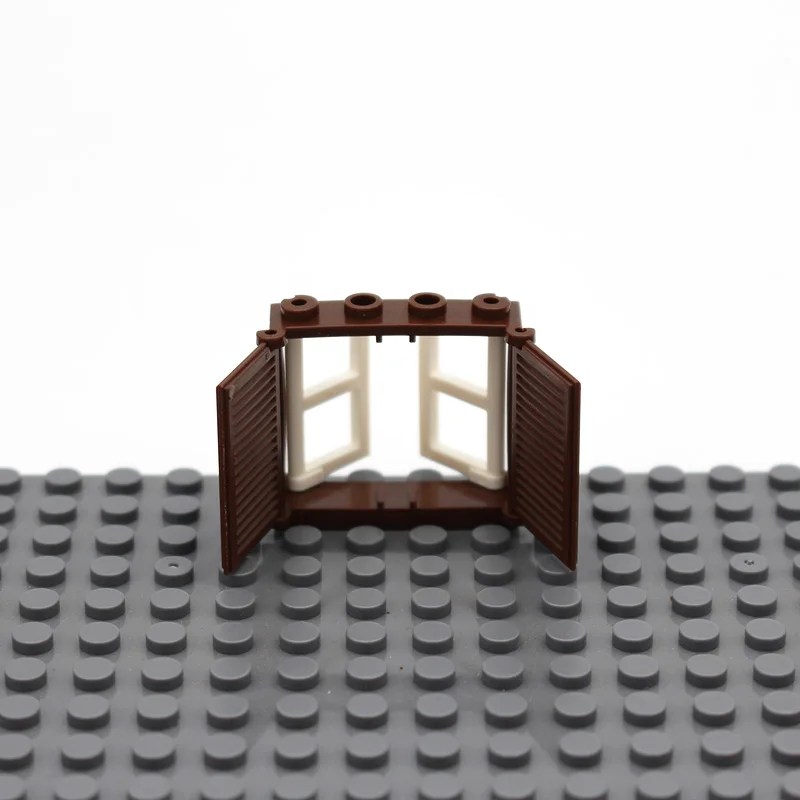 picture show 30pcs Кубики Moc Ландшафтная архитектура двери и окна DIY Интеллектуальный блок совместим со сборками частиц my city window - Цвет: picture show 30pcs