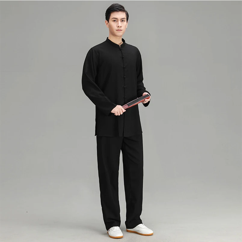 Новинка высокое качество Мужская одежда для кунг-фу тай-чи униформа Тай-Чи ханьфу