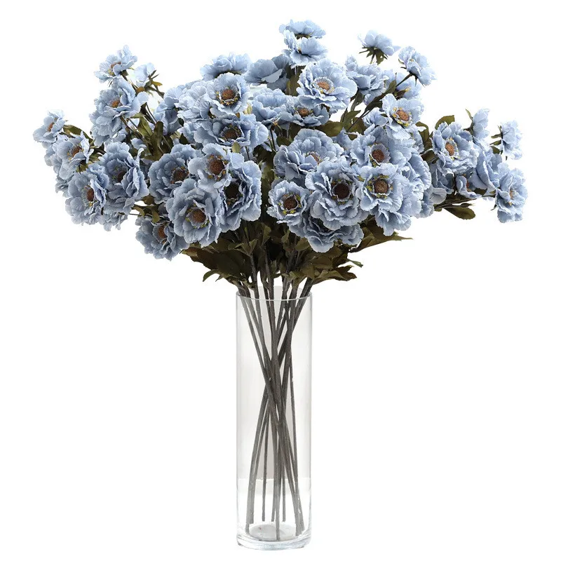 

Party Decor Artificial Flowers For Wedding Christmas Party Decoration Fake Flowers Bouquet Living Room Garden Indoor Home Decor