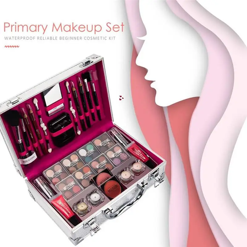 

Makeup Set Eyeshadow Lipstick Lip Gloss Eyeshadow Glitter Blusher Mirror Cosmetic Beauty Makeup Gift Set Makeup Set Maquillaje