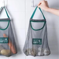 1pcs totes mesh bag portable reusable grocery mesh bags fruit vegetable bag washable handbag kitchen shopping accessories
