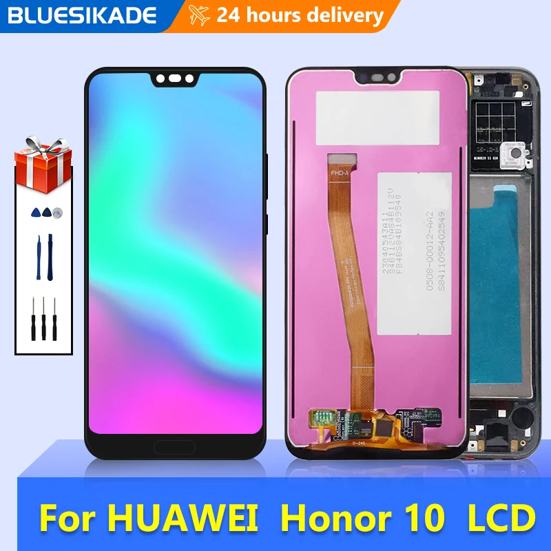 

5.84'' LCD For HUAWEI Honor 10 LCD Display Touch Screen Digitizer For Huawei honor 10 COL-L29 COL-AL10 COL-L09 With Fingerprint