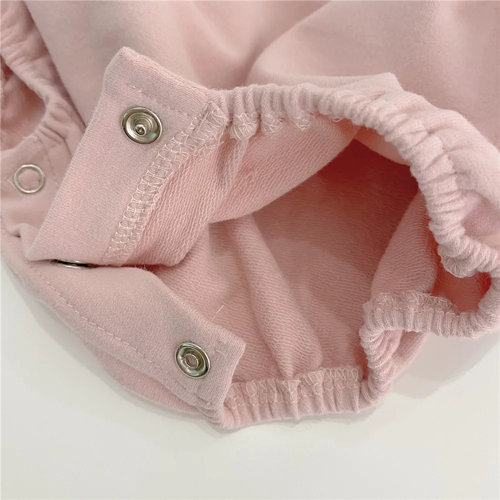 

MILANCEL 2020 baby clothes cute bear pattern baby boys bodysuit long sleeve toddler girls jumpsuit baby headband