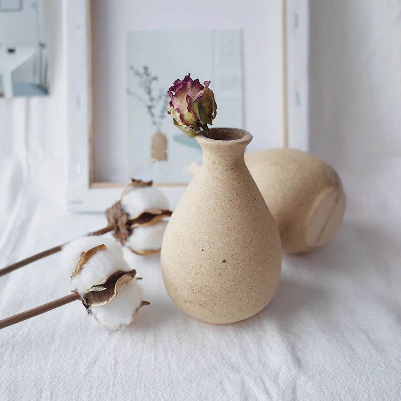 Маленькая ваза Ins украшение для дома мебель в скандинавском стиле простая старая