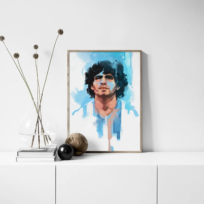 1 шт. настенный плакат с изображением футбольной звезды | Дом и сад