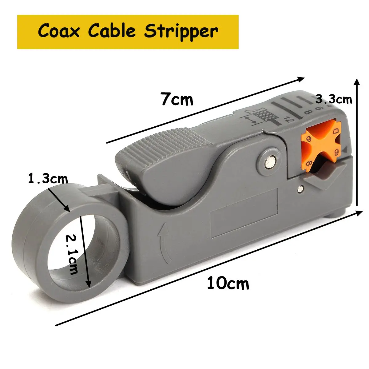 

2020 High Quality Connector Compression Tool For RG6 RG59 F Fitting Coaxial Cable Crimper Striper Wire Stripping Pliers Kit
