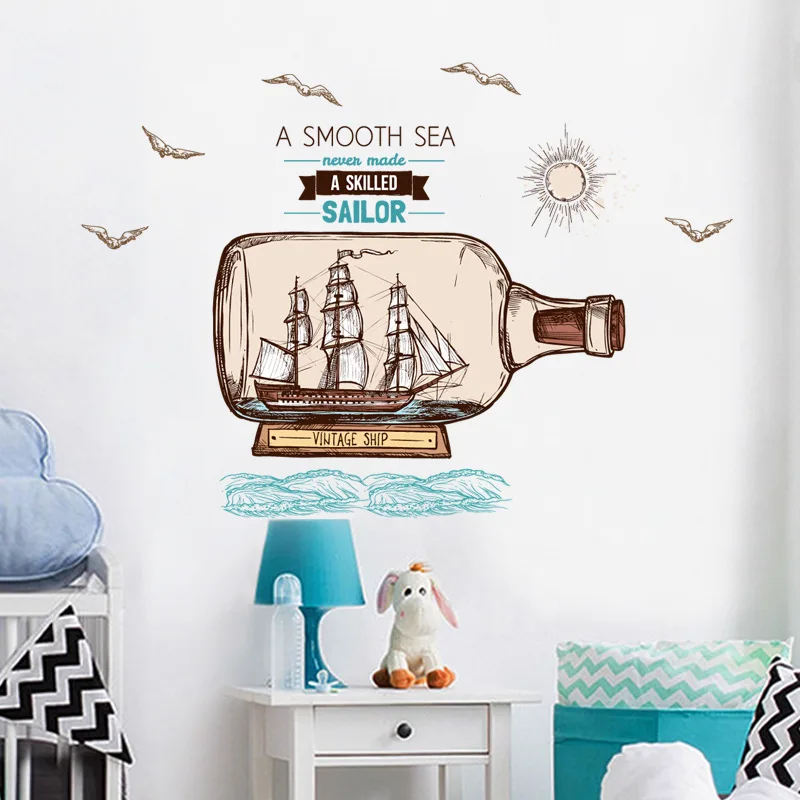 Стикеры стены s Гостиная Украшение творческий прикроватная тумбочка для спальни