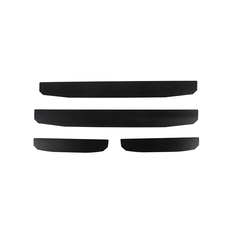 no logo black MOPAI автомобильные панели Nerf для Jeep Wrangler JL, Накладка на порог автомобиля для Jeep Wrangler JL+ аксессуары - Цвет: no logo black