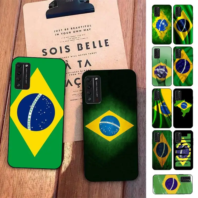 

Yinuoda Brazil Brazilian flag Phone Case for Huawei Honor 10 i 8X C 5A 20 9 10 30 lite pro Voew 10 20 V30