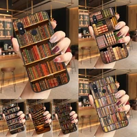 colorful book library book luxury unique phone cover phone case for redmi k20 note 5 7 7a 6 8 pro note 8t 9 xiaomi mi 8 9 se