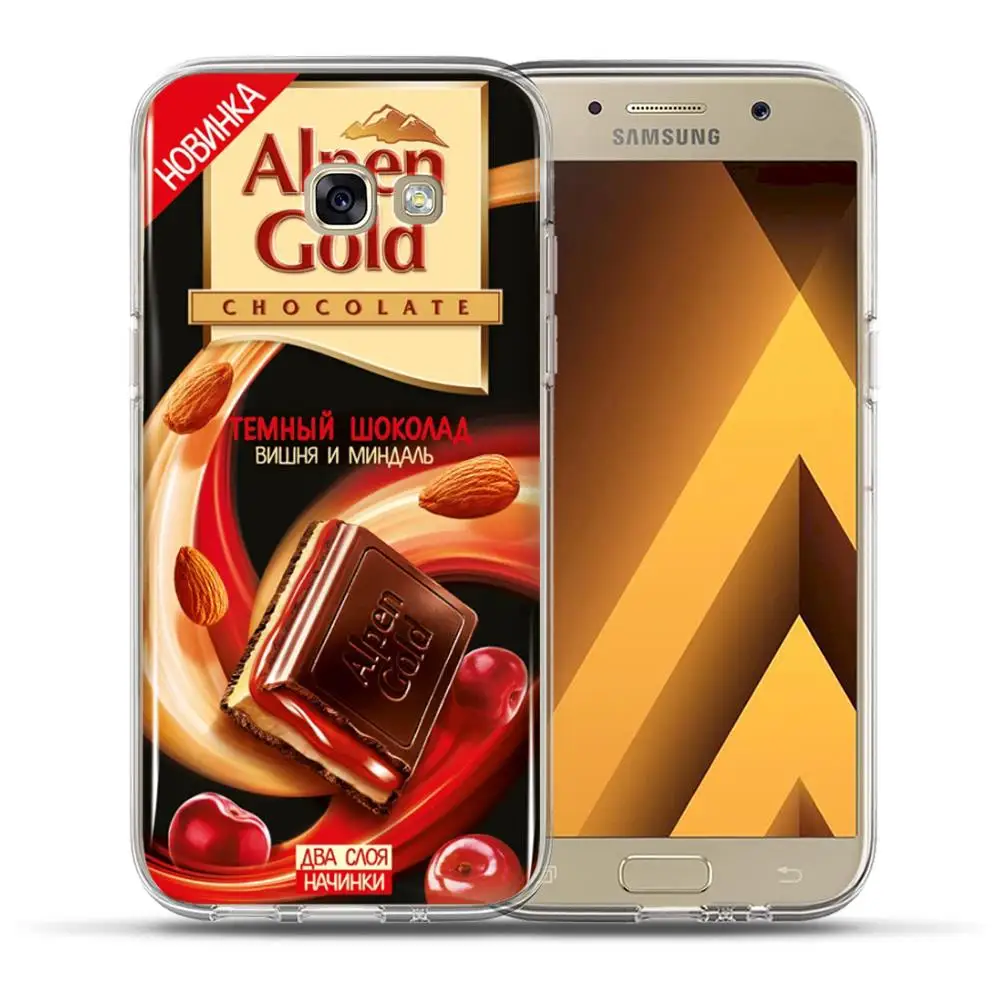 Шоколадный чехол для телефона Samsung Galaxy A3 A5 A7 2016 2017 A6 A8 Plus 2018 A9 A10 A20 A30 A40 A50 A60 A70 A80 A90