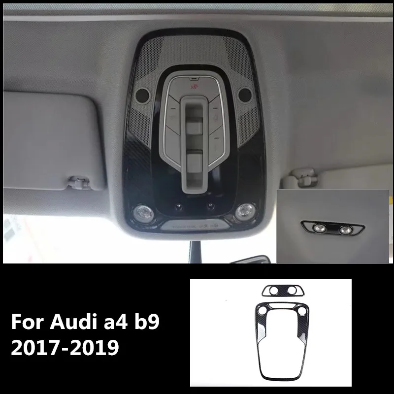 Узор из углеродного волокна для Audi A4 B9 A5 17-2019 аксессуары интерьера коробка