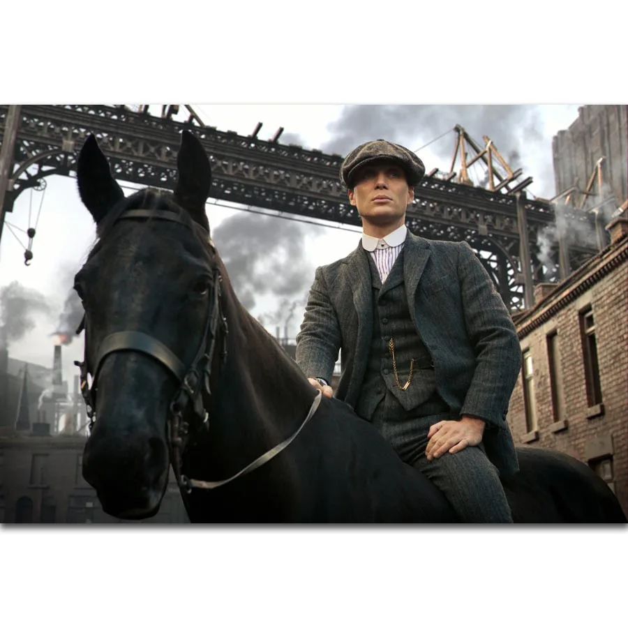 MQ3497 Peaky Blinders Cillian Murphy США ТВ-шоу Серии художественный плакат Шелковый Холст украшение дома стены комнаты картина печать - Цвет: Picture 011