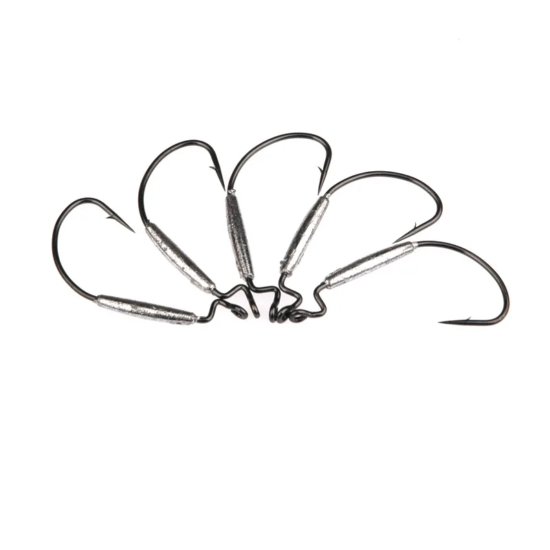 5 шт./лот высокое качество привести бронзовых морских рыболовных крючков Jig Head с