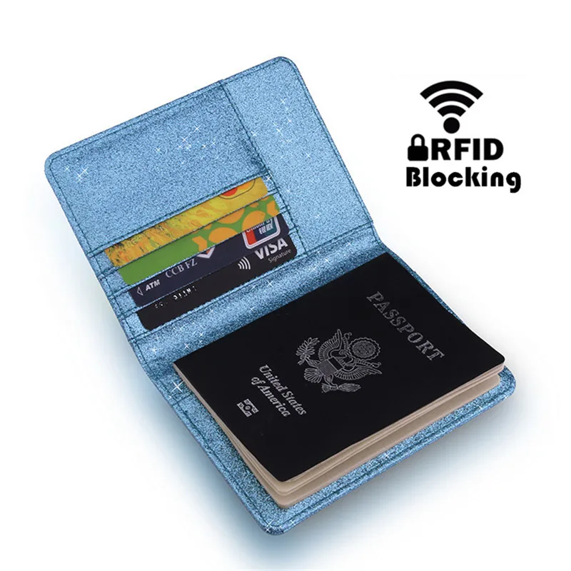 Новинка 2019 Обложка с блестящими стразами для кредитных карт паспорта