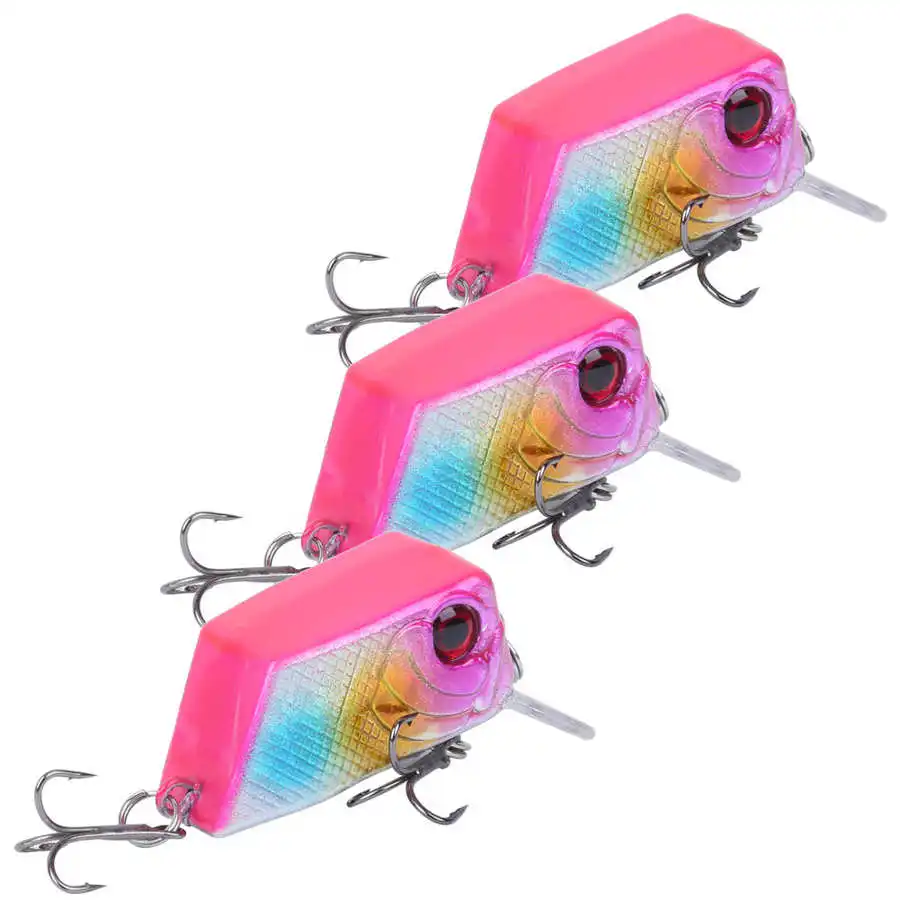 3 шт. квадратный приманка Рыбная поплавок искусственная жесткая Приманка Minnow