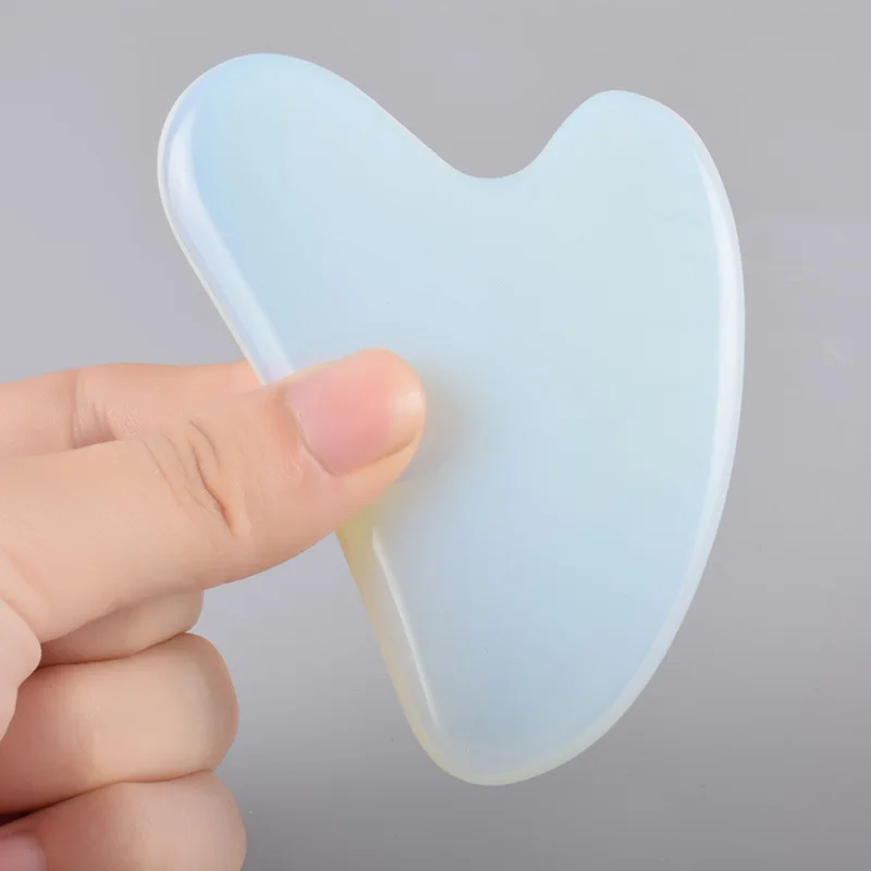 

7 Colors Natural Jade Gua Sha Scraper Acupuncture Massage Face Lifting Stone Guasha Scraping Board Jade Facial Eye Massage Tools
