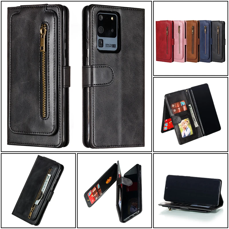 

Wallet Leather Phone Case For Samsung Galaxy Note 20 10 9 8 Cases S30 S21 S20 Ultra S10 Lite S10E S9 S8 Plus S7 Edge Pro Cover
