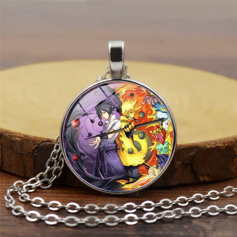 Ожерелье с глазами Шаринган для мужчин и женщин ювелирные изделия Uchiha Sasuke Kakashi