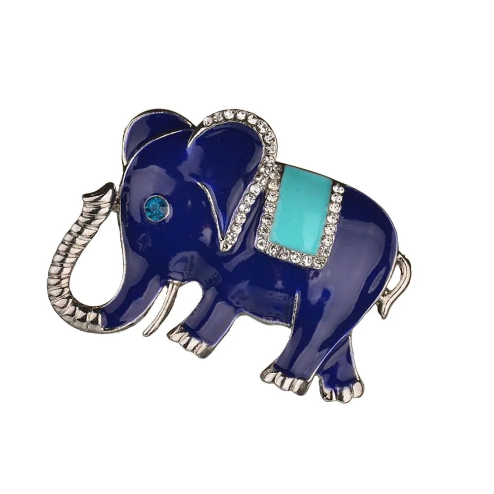 Автомобильный парфюмерный зажим в форме слона с алмазными шипами украшение для