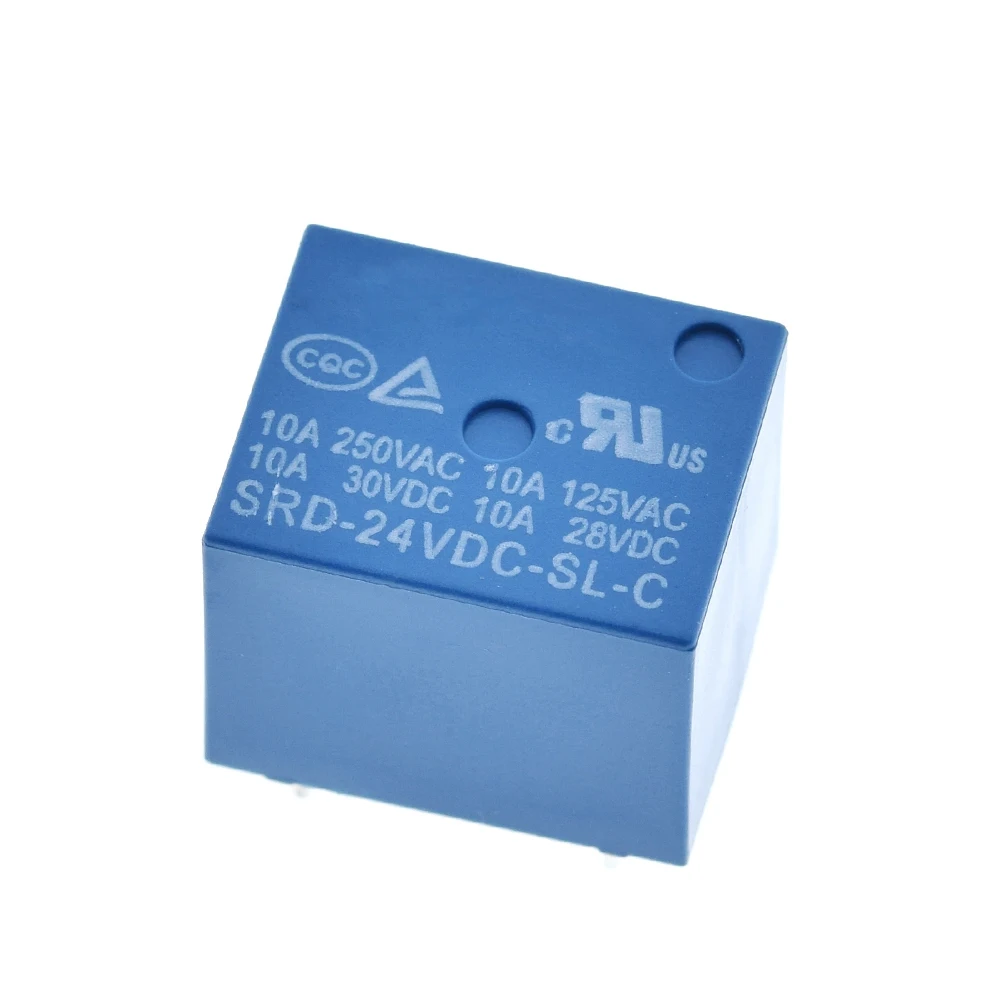 10 шт. реле SRD-03VDC-SL-C SRD-05VDC-SL-C SRD-06VDC-SL-C SRD-09VDC-SL-C SRD-12VDC-SL-C 3V 5V 6V 9V 12V 24V 48V 10A 250VAC 5PIN |