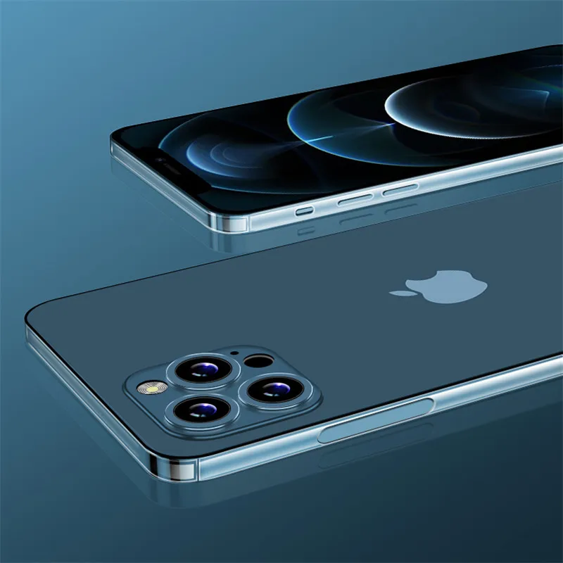 Прозрачная Гидрогелевая пленка для iPhone 12 Pro Max Border мобильный телефон защитная с