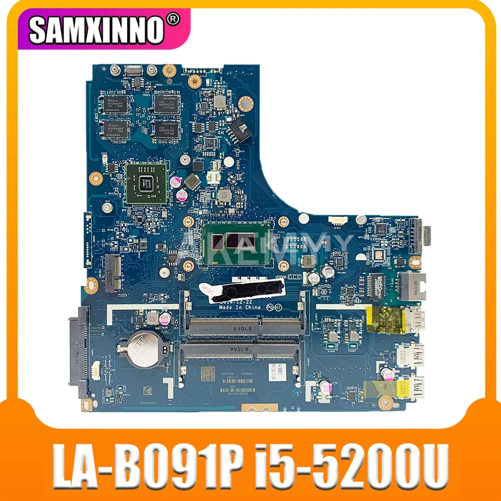 Новая Mianboard для For Lenovo Ideapad B50-70 материнская плата ноутбука ZIWB2/ZIWB3/ZIWE1 LA-B091P i5-5200U 2GB GPU