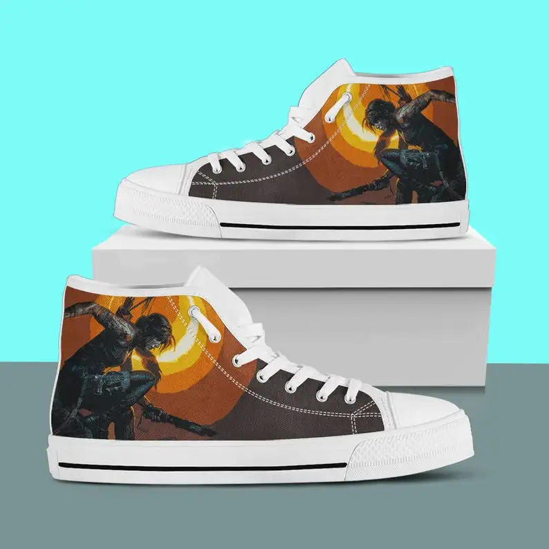 

Tom Raider High Top, Tom Raider High tops, Mens Womens Designer Leisure Sneakers Men Casual Canvas Shoes