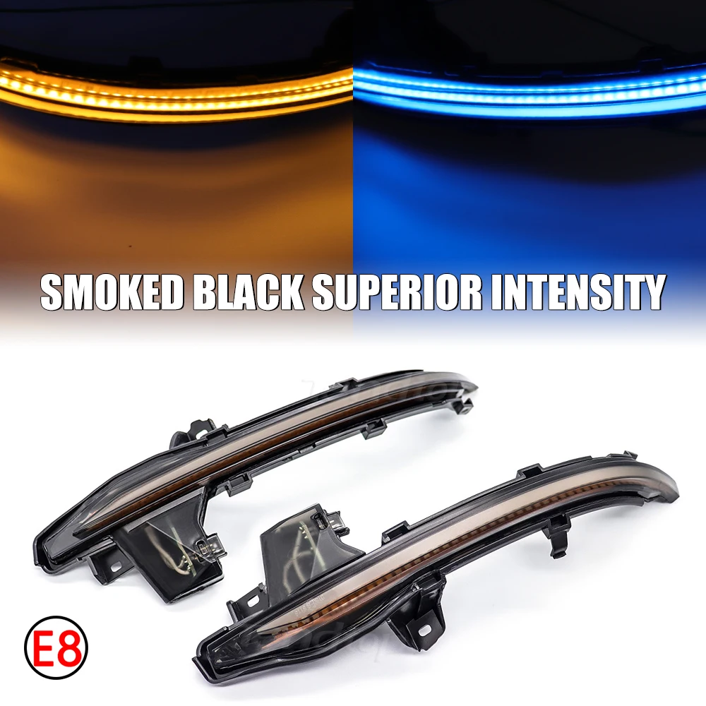 

12 В мигающий Динамический светодиодный поворотный сигнал, боковой маркер, лампа-повторитель, автомобильный Стайлинг для Audi A6 C8 4K A7 4K8 A8 D5 2018 ...