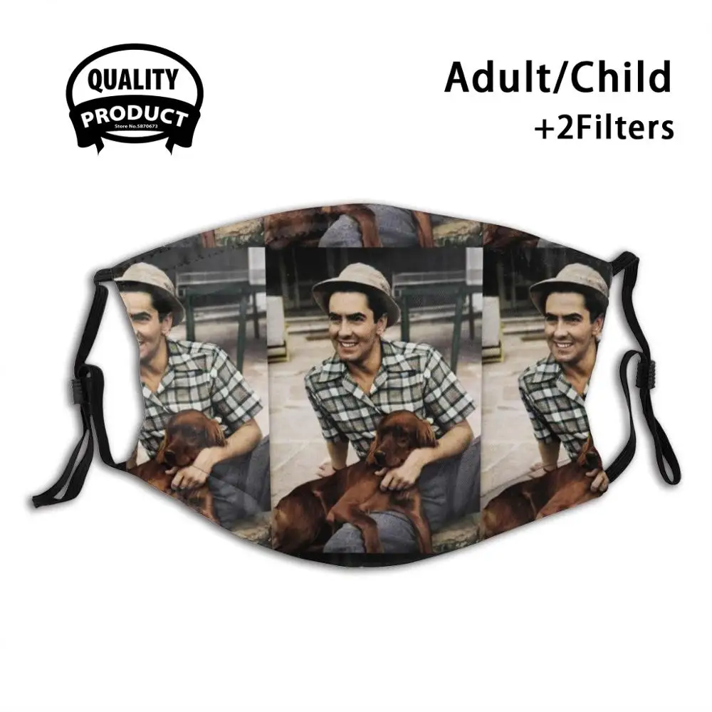 

Tyrone Power Rare True Color Image 1941 Anti Dust Face Mask Washable Filter ReusableMovies Film Classics Tyrone