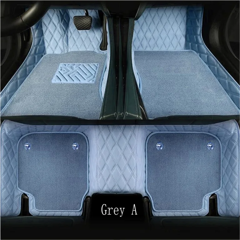 Автомобильные коврики для Mercedes Benz W203 W204 W205 C class 180 200 220 250 300 350 C160 C180 C200 C220 C300 C350 ковер вкладыши - Название цвета: Grey A