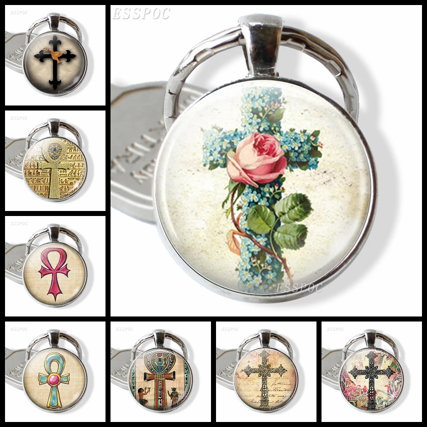 Религиозная Женская бижутерия ручной работы гипетский Анкх бриллиантовые